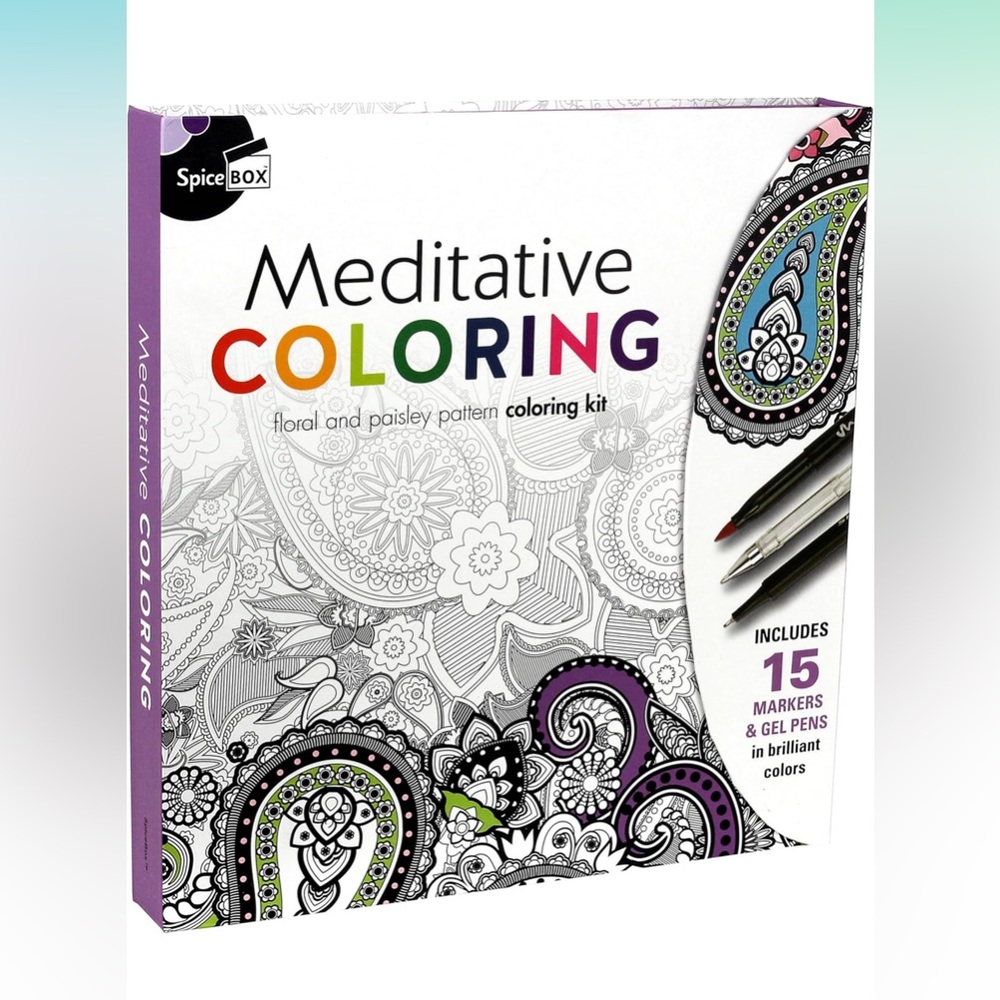 SpiceBox Meditative Coloring Kit